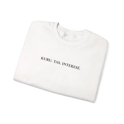 Džemperis - "KURU. TAS. INTERESĒ."