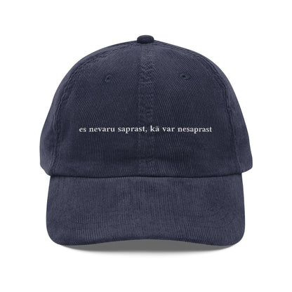 Kepka - "es nevaru saprast, kā var nesaprast"