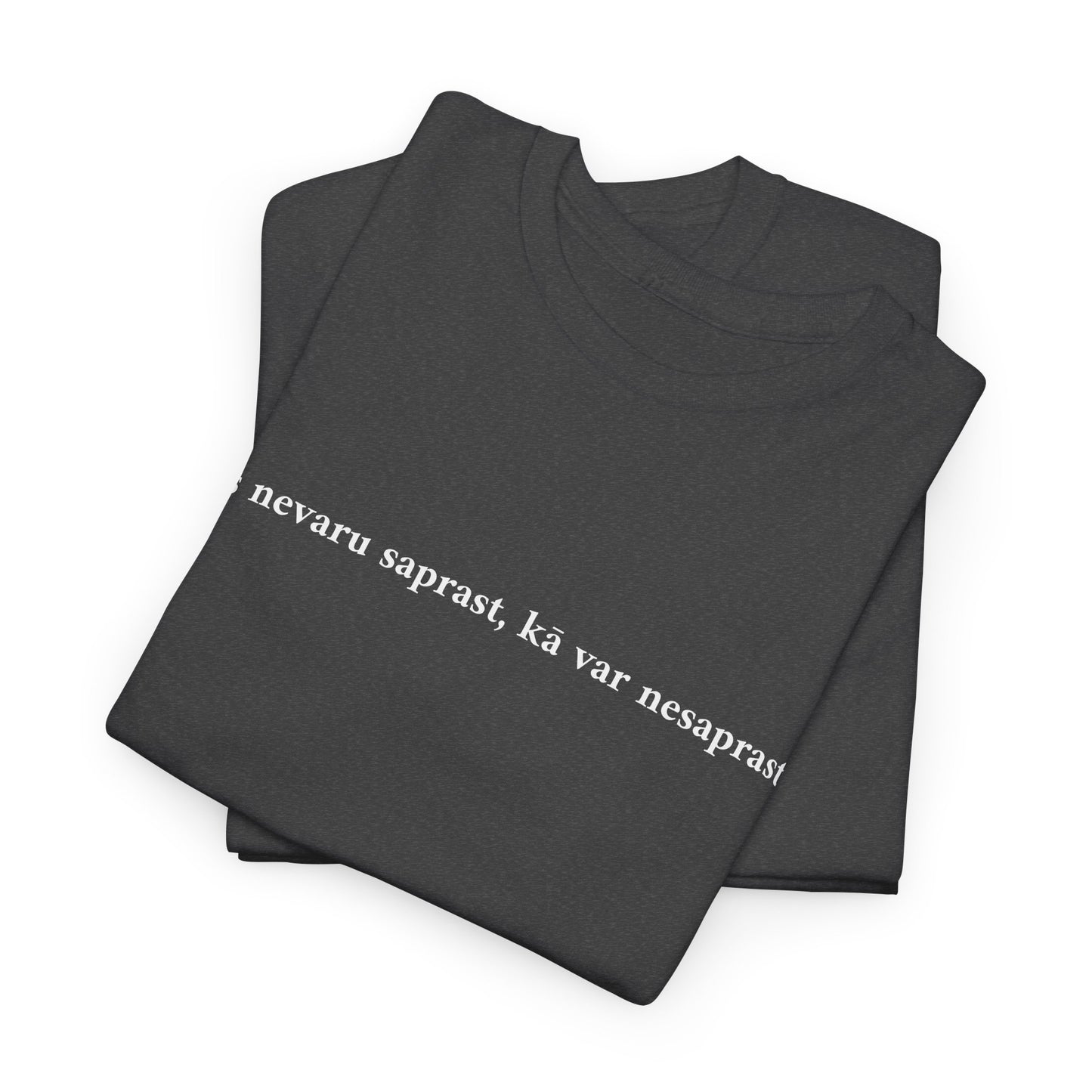T-krekls "es nevaru saprast, kā var nesaprast"
